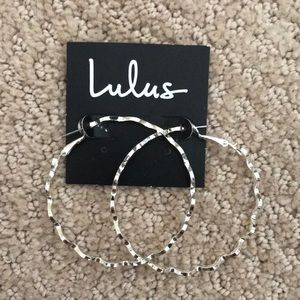 Lulus Silver Hoop Earrings